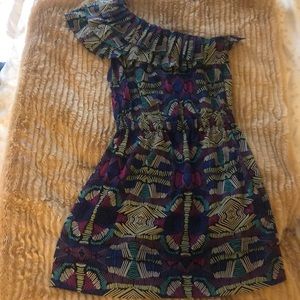 Postella Dress - Tribal Print, Multi Color.